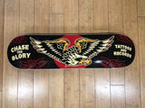 CHASE THE GLORY Tattoos and Records Skate deck 8.25 limited to /24