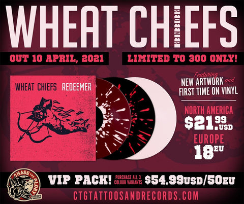 Wheat Chiefs-Redeemer vinyl LP pressing /300